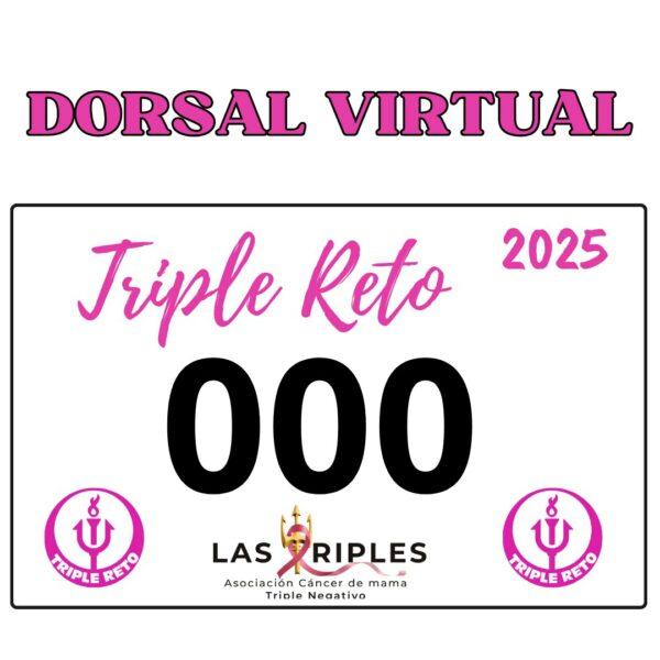 Triple Reto:  Dorsal Virtual(donación)