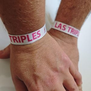 PULSERA LAS TRIPLES blanca